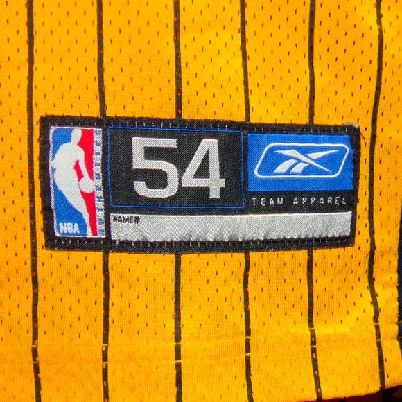 Reebok JERMAINE O'NEAL No. 7 INDIANA PACERS SZ 54 Jersey in very good condition - Picture 7 of 12